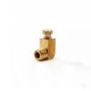 CZAOINCU M4 M5 M6 M8 1/8" 1/4" Male to 4/6/8 mm OD Brass 90-Degree Elbow Compression Fitting (M6 x 0.75 mm to 4 mm) view 2