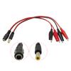 AUOQKQUT 1/2/5-Piece 12V Power Test Cable with 5.5 x 2.1 mm DC Male/Female Connector, DC Jack to 2-Wire Adapter (Male, One Size) view 3