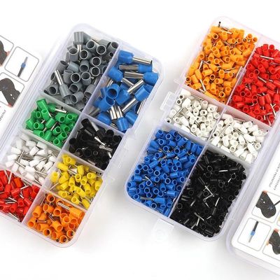 EKFBQBGW 800-Piece Insulated Ferrule Crimp Terminal Kit, Boxed (C)