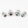 CZAOINCU 10-Piece 304 Stainless Steel PC Pneumatic Quick Connector, G Thread, M5, 1/8 in, 1/4 in, 3/8 in, 1/2 in (PC8-G02) view 4