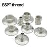 CZAOINCU 1/4", 1/2", 3/4" and 1" Male/Female Thread Adapter, SS304 Stainless Steel, Three-Clamp, 25.4/50.5/64 mm, Homemade Adapter (Male Thread, 1" Ferrule, 50.5 mm, BSPT) view 2