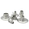 CZAOINCU 1/4", 1/2", 3/4" and 1" Male/Female Thread Adapter, SS304 Stainless Steel, Three-Clamp, 25.4/50.5/64 mm, Homemade Adapter (Male Thread, 1" Ferrule, 50.5 mm, BSPT) view 3