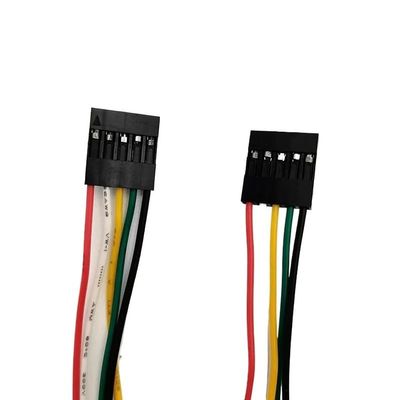 CZAOINCU 10-Piece 2.54 mm Pitch Female-to-Female Jumper Cable, 1/2/3/4/5/6-Pin, for PCB 3D Printers (30 cm, 9-Pin)