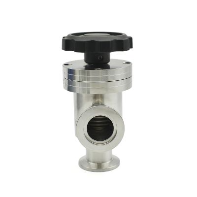 CZAOINCU 1-Piece SUS 304 Stainless Steel L-Type High-Vacuum Flapper Valve, KF16/KF25/KF40/KF50 (KF-50)