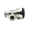 CZAOINCU 1-Piece SUS 304 Stainless Steel L-Type High-Vacuum Flapper Valve, KF16/KF25/KF40/KF50 (KF-50) view 4