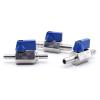 1 pc 7/8/10/12 mm Ball Valve with Hose Barb, SUS304 Stainless Steel, Blue Handle view 1