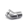 1/4" 3/8" 1/2" 3/4" 1" 1-1/4" 1-1/2" Female-to-Male Thread 304 Stainless Steel 45-Degree Elbow Pipe Fitting Connector EKFBQBGW (1") view 1