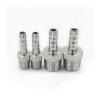 1pc 10mm Hose Barb x 1/4" Male 304 Stainless Steel High-Pressure Pipe Fitting view 1