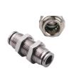 10-Piece PM 304 Stainless Steel Pneumatic Bulkhead Quick Coupling, 4/6/8/10/12/14/16 mm Hose and Gas Pipe Connector Plate, AUOQKQUT (PM-12) view 3