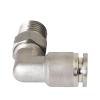 CZAOINCU 30-Piece 304 Stainless Steel PL Series Pneumatic Tube Quick-Connect Threaded Elbow Fittings, PL8-02/4-M5/6-04/10-03 (PL6-04) view 3