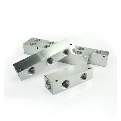 CZAOINCU 27 × 36 mm 1/2" Female Air Manifold Block, 5-Way 7-Port