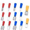 EKFBQBGW 50-Piece Insulated Spade Wire Connectors, 2.8/4.8/6.3, Male and Female, Red/Blue/Yellow (FDD2-250 6.3 Blue) view 1