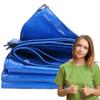 WLRHGl Premium Fabric Tarp, 0.5 x 10 m, Waterproof, Tear-Resistant, Blue view 1