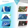 WLRHGl Premium Fabric Tarp, 0.5 x 10 m, Waterproof, Tear-Resistant, Blue view 2