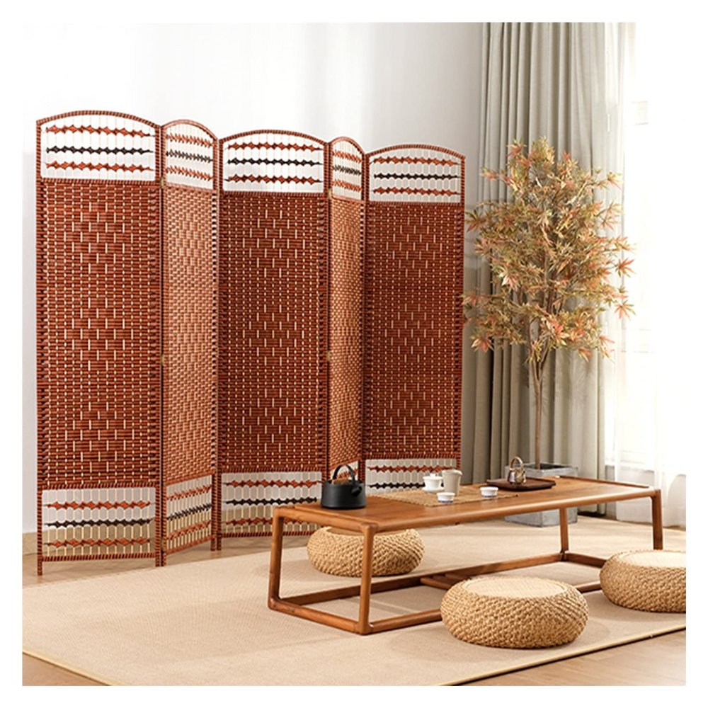 GLJTUO Folding Room Divider for Bedroom/Living Room/Tea House, Commercial and Home Use, Freestanding Privacy Screen, 170/180 cm High, Style 3 – 180 cm/70.9 in