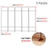 GLJTUO Folding Room Divider for Bedroom/Living Room/Tea House, Commercial and Home Use, Freestanding Privacy Screen, 170/180 cm High, Style 3 – 180 cm/70.9 in view 2