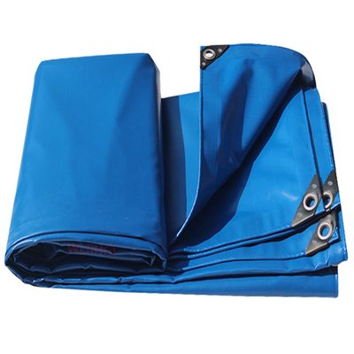 WLRHGl Garden Premium Waterproof Tarpaulin 1.5 x 11.5 m, Blue