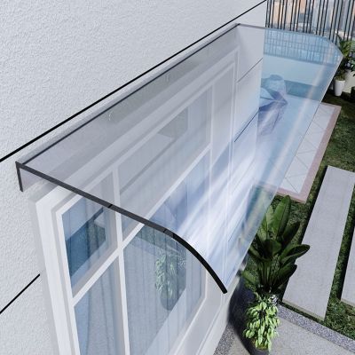 Transparent Curved Polycarbonate Door Canopy