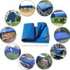 WLRHGl WLR010 Fabric Tarp, 1 x 46.5 m, Waterproof and Mold-Resistant, Blue view 4