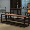 Farmhouse Solid Wood Bench, Old Elm, 120 cm/47 in view 4