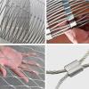 Stainless Steel Rope Mesh, Animal Barrier Fence for Balcony, Stair Protection, Outdoor Safety Net, 10 cm Mesh (1.2 x 5 m) view 2