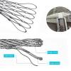 Stainless Steel Rope Mesh, Animal Barrier Fence for Balcony, Stair Protection, Outdoor Safety Net, 10 cm Mesh (1.2 x 5 m) view 3