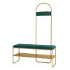 Coat Rack with Shoe Bench view 1