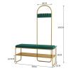 Coat Rack with Shoe Bench view 2