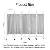 XWOEOAOQ Mobile Medical Privacy Screen, 1.83 m High, Foldable Partition with 3, 4, or 5 Panels and Wheels, White view 2