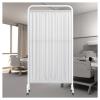 XWOEOAOQ Medical Privacy Screens, Divider for Standing Doors (White, 5 Panels) view 1