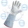 Asixxsix Cryogenic Gloves, -500/-260 Frost-Protection Gloves for Liquid Nitrogen, Cold Storage and Dry Ice view 2