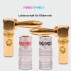 16x NEXMEX Angled High-End Banana Plugs for Cables up to 6 mm, 24K Gold-Plated, Solderable or Screw-On view 2