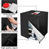 GCYEIDMA IBC Tank Cover with Zipper, 330 Gallon, 210D Oxford Fabric, 1,000 L Outdoor Water Tank Protective Cover (Black/Green) view 4
