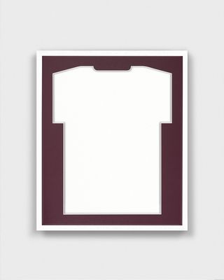 ARTIS Frametheshirt Basic White Jersey Frame for Sports Jerseys, 52.5 × 62.5 × 3 cm