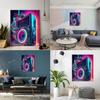 TANGFEIY Live Music Neon Paint by Numbers on Canvas, 30 x 40 cm view 4