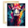 TANGFEIY Paint by Numbers Kit, Giraffe, 40 x 50 cm, Unframed view 1