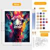 TANGFEIY Paint by Numbers Kit, Giraffe, 40 x 50 cm, Unframed view 2