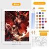TANGFEIY Paint by Numbers Wall Art Set, Genshin Impact La Signora, 30 x 40 cm view 2