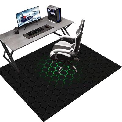 Tkuhknag Office Chair Mat, Non-Slip Floor Protector, 60 x 100 cm