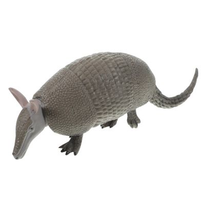 Zerodeko Realistic Armadillo Figurine, Durable Material, Detailed and Natural-Looking, Lifelike Decor for Home, Office, and Garden