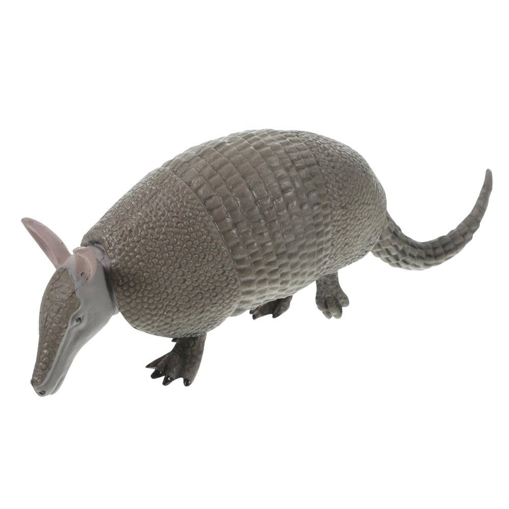Zerodeko Realistic Armadillo Figurine, Durable Material, Detailed and Natural-Looking, Lifelike Decor for Home, Office, and Garden