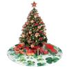 30 in Christmas Tree Skirt, Farmhouse Rustic Tree Mat, Happy St. Patrick's Day, Soft Plush Tree Skirt for Holiday Party Decor view 4