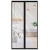 Thermal Door Curtain with Magnets, Black, 155 x 200 cm view 1