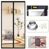 Thermal Door Curtain with Magnets, Black, 155 x 200 cm view 4