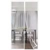 Magnetic Thermal Insulating Door Curtain, White, 140 x 125 cm view 1
