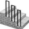 Nordic-Style Black Iron Stair Railing, 95 cm view 3