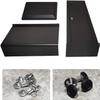GXJBGYUSFT Freestanding Iron Lectern with Slanted Surface view 3