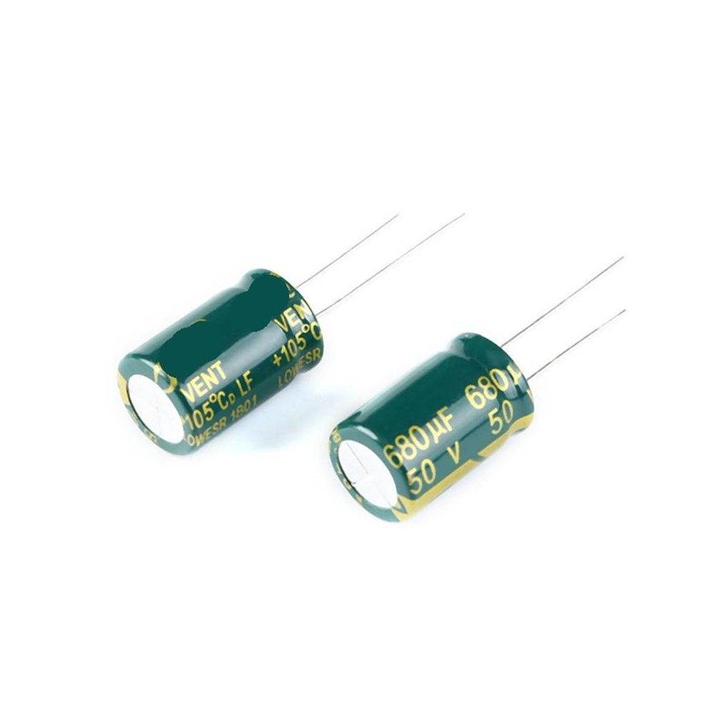 20-Piece High-Frequency Aluminum Electrolytic Capacitor Set, 10V–100V, 1µF–3300µF, Low Resistance, DIP (10V 2200µF)