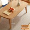 LIJBDDM Portable Folding Rectangular Coffee Table, Low Floor-Sitting Table view 3