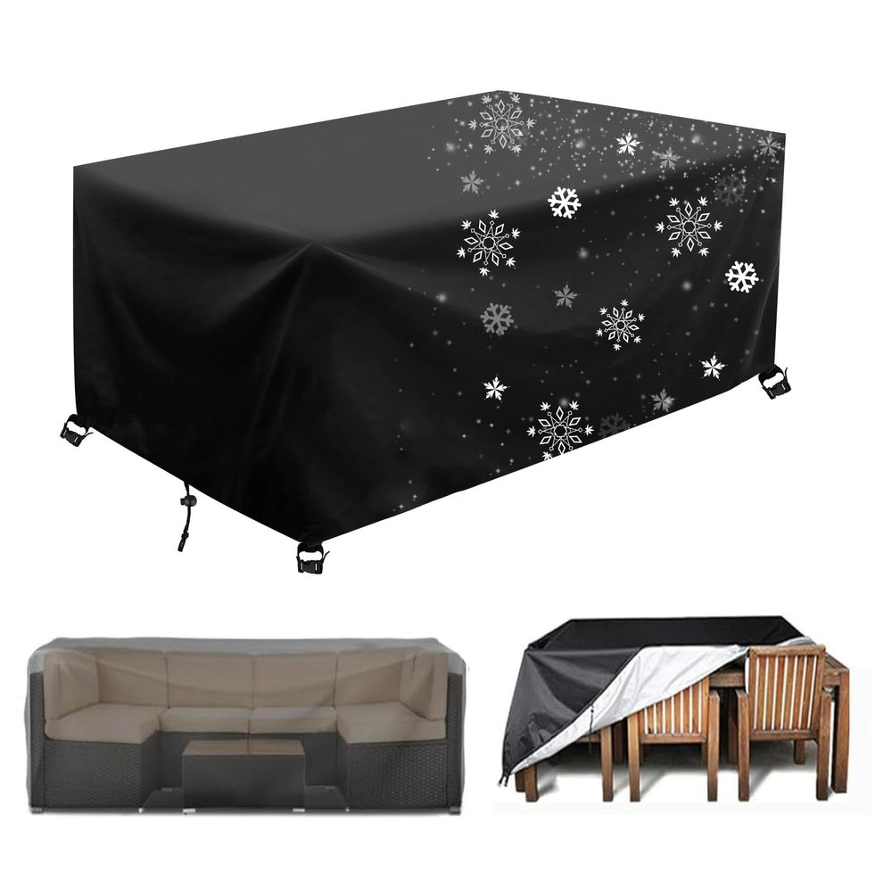 AJALGZ 420D Oxford Patio Furniture Cover, 125 x 105 x 85 cm
